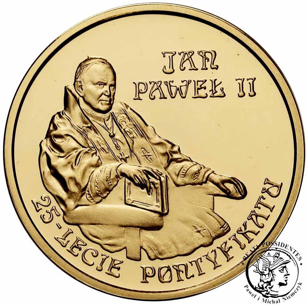 Polska III RP 200 złotych 2003 Jan Paweł II - 25 lat pontyfikatu st.L 